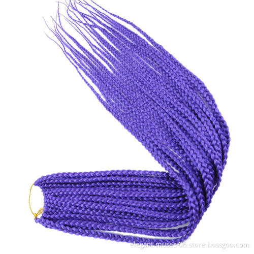 wholesale  prestretched soft ombre crochet braid hair 3x crochet box braids expression hair